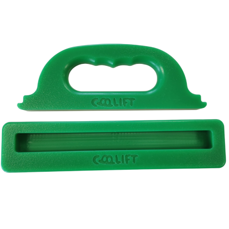 1 op. Zielony COOLIFT z podstawką - profesjonalny chwytak do kuwet lodowych typu pozzetti
