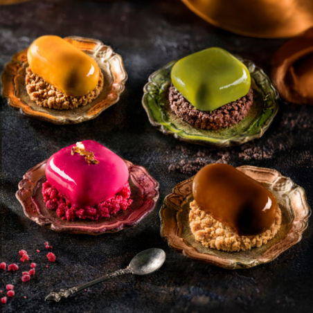 op. 2.5 kg Kruszona wiśniowa - bezglutenowa posypka cukiernicza - Crumble Amarena - nr. kat. 12098554 Pernigotti