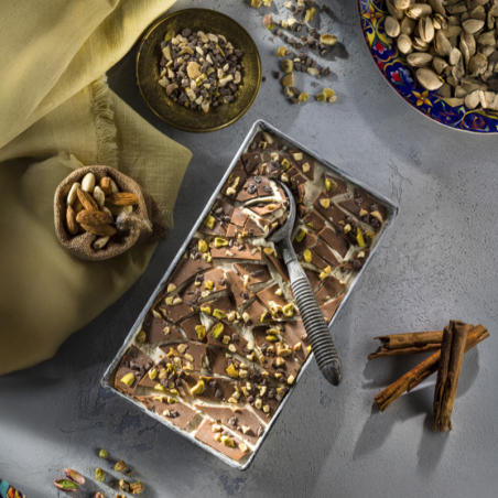 op. 6.9 kg Kit Abbraccio Siciliano - zestaw do lodów migdałowych z czekoladą i kruszonką - nr. kat. 12091725 Pernigotti