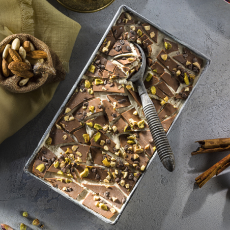 op. 6.9 kg Kit Abbraccio Siciliano - zestaw do lodów migdałowych z czekoladą i kruszonką - nr. kat. 12091725 Pernigotti