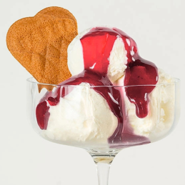 op. 1 kg Topping Lampone - 13219 Babbi - polewa dekoracyjna do lodów i deserów - malina