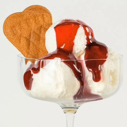 op. 1 kg Topping Fragola - 13206 Babbi - polewa dekoracyjna do lodów i deserów - truskawka