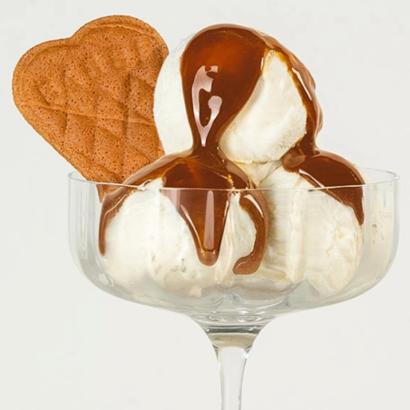 op. 1 kg Topping Caramello - 13249 Babbi - polewa dekoracyjna do lodów i deserów - karmelowa