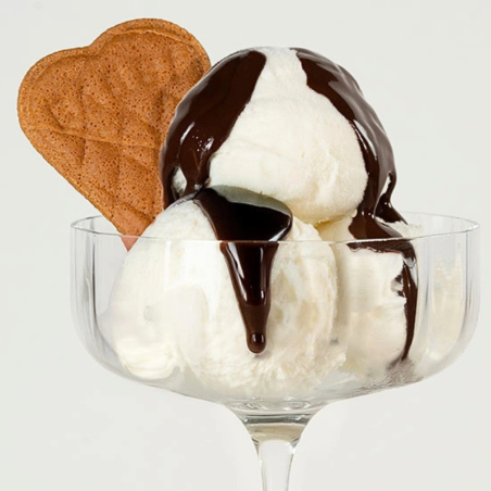 op. 1 kg Topping Gianduia - 13243 Babbi - polewa dekoracyjna do lodów i deserów - krem z orzechów laskowych i kakao