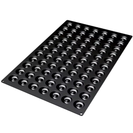 SQ033 Mini Savarin Silikomart - cukiernicza forma silikonowa do mini babeczek - śr. 41 x wys. 12 / poj. 12 ml x 77 porcji