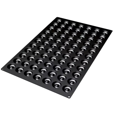 SQ033 Mini Savarin Silikomart - cukiernicza forma silikonowa do mini babeczek - śr. 41 x wys. 12 / poj. 12 ml x 77 porcji