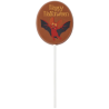 op. 25 g - Nietoperz - dekoracyjny lizak z mlecznej czekolady na Halloween - dł. 156 x szer. 56 mm
