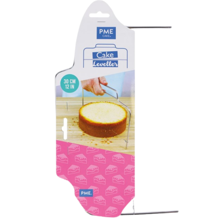 Nóż strunowy do wyrównywania i krojenia biszkoptów na równe blaty - dł. 30 x szer. 20 cm - PME Cake