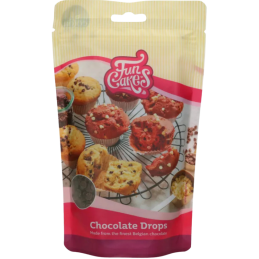op. 0.35 kg Dropsy z ciemnej czekolady do zapiekania - Bake Stable Chocolate Drops Dark - nr. kat. F30120 Fun Cakes