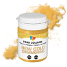 op. 20 g New Gold Shimmering - złoty pyłek do dekorowania powierzchni wyrobów cukierniczych - nr. kat. WS-P-155-N Food Colours