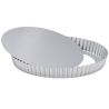 śr. 28 x wys. 3.5 cm - metalowa forma do tarty z wyjmowanym dnem - nr. kat. 03578 Patisse
