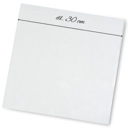 Biały kwadratowy podkład pod tort - bez wzoru - gruba podkładka do transportu i serwowania ciast