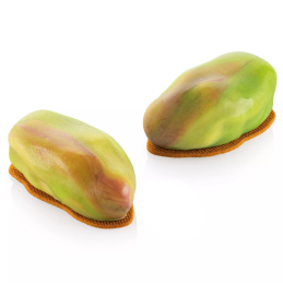 Pistacchio 120 Silikomart - zestaw do monoporcji - pistacje - forma silikonowa z wykrojnikiem - poj. 120 ml x 6 porcji