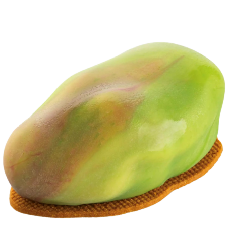 Pistacchio 120 Silikomart - zestaw do monoporcji - pistacje - forma silikonowa z wykrojnikiem - poj. 120 ml x 6 porcji