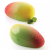 Mango 130 Silikomart - zestaw do owocowych monoporcji - forma silikonowa z wykrojnikiem - poj. 130 ml x 6 porcji