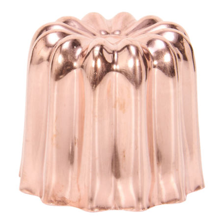 op. 1 szt. Miedziana foremka do wypieku Cannelés - śr. 45 x wys. 45 mm - nr. kat. 10-682045 de Buyer