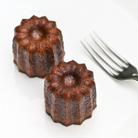 op. 1 szt. Miedziana foremka do wypieku Cannelés - śr. 45 x wys. 45 mm - nr. kat. 10-682045 de Buyer