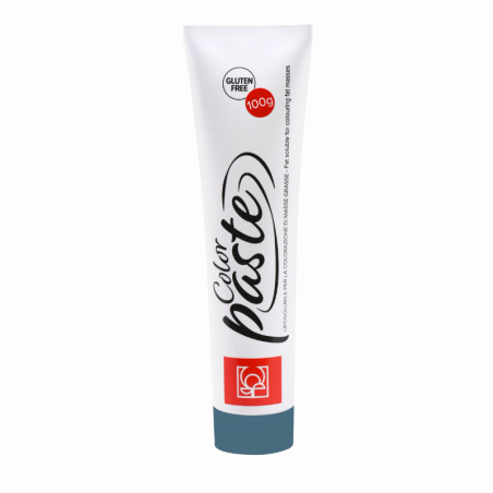 op. 100 g COLORPASTE LIPO BLU JEANS 23319 MODECOR - niebieski barwnik na bazie tłuszczu roślinnego - do barwienia czekolady