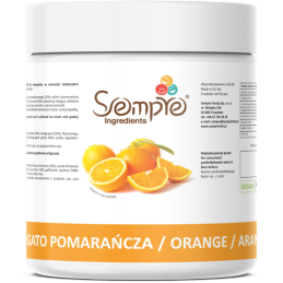 variegato pomarańcza - zdjęcie poglądowe opakowania produktu z etykietą producenta - Sempre Ingredients