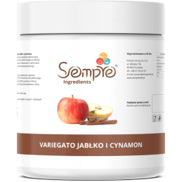Variegato jabłko z cynamonem - zdjęcie poglądowe opakowania produktu z etykietą producenta - Sempre Ingredients