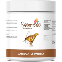 Pasta variegato o smaku whisky - zdjęcie poglądowe opakowania produktu z etykietą producenta - Sempre Ingredients