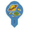 op. 600 szt. Wtykacze waflowe Smiley - 8 wzorów - kolorowa dekoracja waflowa - nr. kat. 40455 Modecor