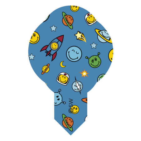op. 600 szt. Wtykacze waflowe Smiley - 8 wzorów - kolorowa dekoracja waflowa - nr. kat. 40455 Modecor