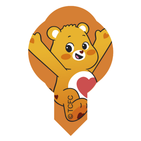 op. 600 szt. Wtykacze waflowe Care Bears - 8 wzorów - dekoracja waflowa z bohaterami z bajek - nr. kat. 40142 Modecor