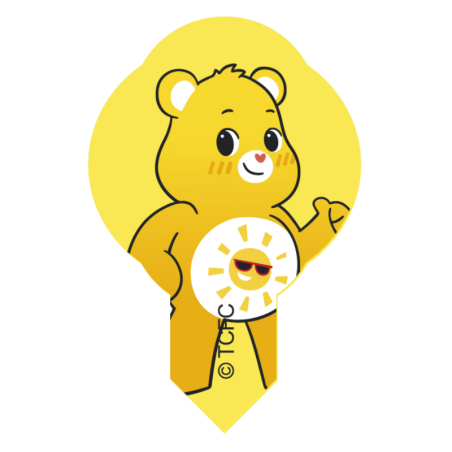 op. 600 szt. Wtykacze waflowe Care Bears - 8 wzorów - dekoracja waflowa z bohaterami z bajek - nr. kat. 40142 Modecor