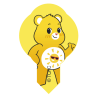 op. 600 szt. Wtykacze waflowe Care Bears - 8 wzorów - dekoracja waflowa z bohaterami z bajek - nr. kat. 40142 Modecor
