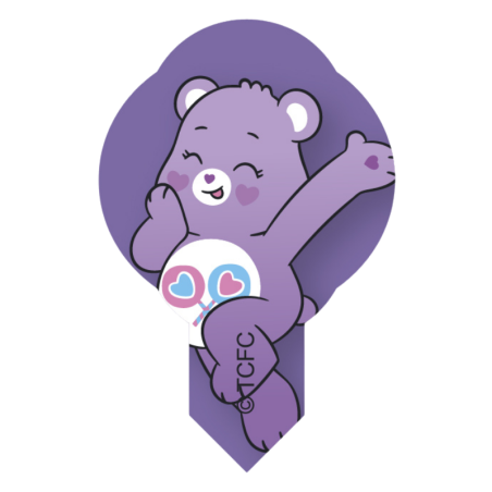 op. 600 szt. Wtykacze waflowe Care Bears - 8 wzorów - dekoracja waflowa z bohaterami z bajek - nr. kat. 40142 Modecor