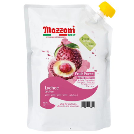op. 1 kg Puree Liczi - czysty przecier owocowy bez dodatku cukru - Mazzoni Ambient Puree