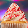 op. 3 g Red Ruby Magic Sparkles - opalizujący brokat spożywczy do kreatywnych dekoracji