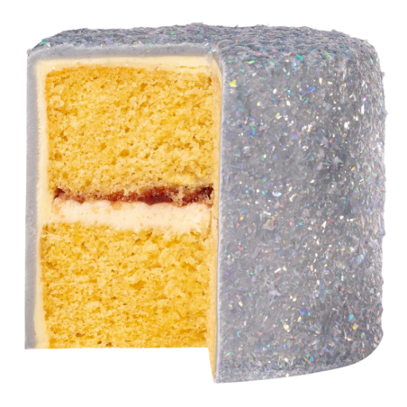 op. 3 g Silver Magic Sparkles - opalizujący brokat spożywczy do kreatywnych dekoracji