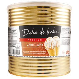 op. 3 kg Variegato Dulce de Leche - naturalny krem kajmakowy do przekładania i dekorowania lodów