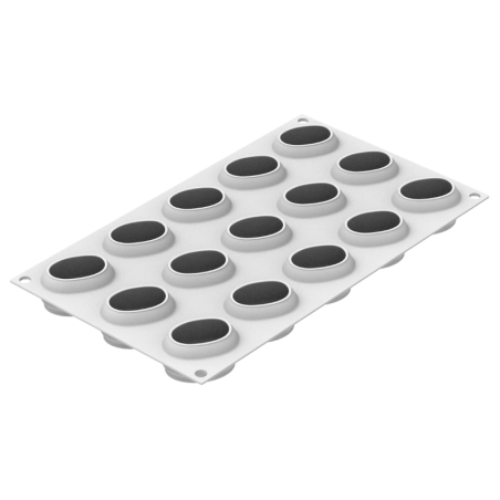 Caffè 30 Silikomart - zestaw do monoporcji - ziarna kawy - forma silikonowa z wykrojnikiem - poj. 30 ml x 15 porcji