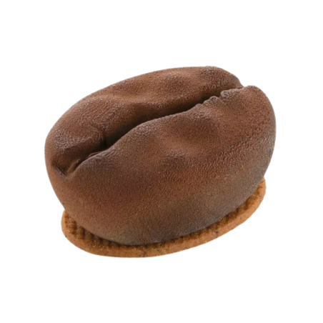 Caffè 30 Silikomart - zestaw do monoporcji - ziarna kawy - forma silikonowa z wykrojnikiem - poj. 30 ml x 15 porcji