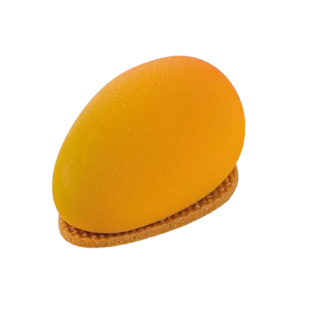 Mango 30 Silikomart - zestaw do owocowych monoporcji - forma silikonowa z wykrojnikiem - poj. 30 ml x 16 porcji