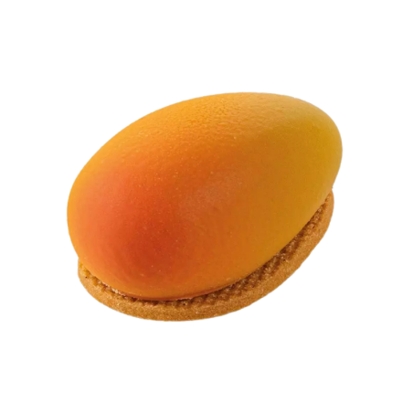 Mango 30 Silikomart - zestaw do owocowych monoporcji - forma silikonowa z wykrojnikiem - poj. 30 ml x 16 porcji