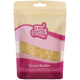op. 200 g Tłuszcz kakaowy w postaci pastylek - Cocoa Butter Fun Cakes - nr. kat. F30100