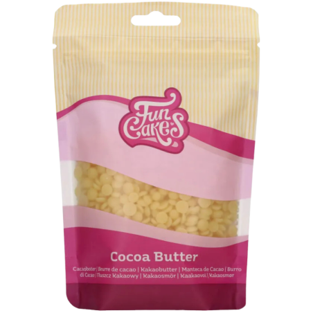 op. 200 g Tłuszcz kakaowy w postaci pastylek - Cocoa Butter Fun Cakes - nr. kat. F30100