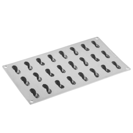 GG014 Orzech arachidowy - forma silikonowa do deserów i dekoracji - dł. 47 x szer. 19 x wys. 16 mm / poj. 7 ml x 24 porcje