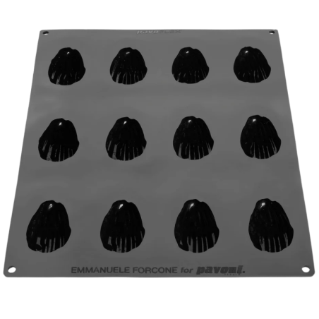 PX43133 Almond Pavoni Italia - forma silikonowa - migdał - dł. 93 x szer. 58 x wys. 38 mm / poj. 120 ml x 12 porcji