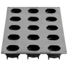 PX43134 Nutshell Pavoni Italia - forma silikonowa - orzech włoski - dł. 78 x szer. 57 x wys. 51 mm / poj. 120 ml x 15 porcji