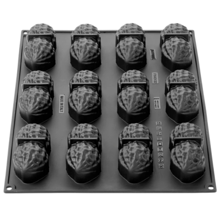 PX43132 Arachide Pavoni Italia - forma silikonowa - fistaszki - dł. 100 x szer. 48 x wys. 42 mm / poj. 120 ml x 12 porcji
