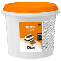 op. 7 kg Decorgel Cocoa Dark - czekoladowa glazura dekoracyjna - nr. kat. 8.03275.301 Dawn Foods - Cukieteria.pl