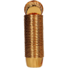 op. 50 szt. Złote foremki na muffiny - śr. 50 x wys. 39 mm - stabilne papilotki z rantem do pieczenia babeczek