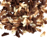 op. 1 kg POSYPKA DUO BARBARA DECOR dekoracyjne wiórki białej i ciemnej czekolady 9 x 5 mm (produkt konfekcjonowany)