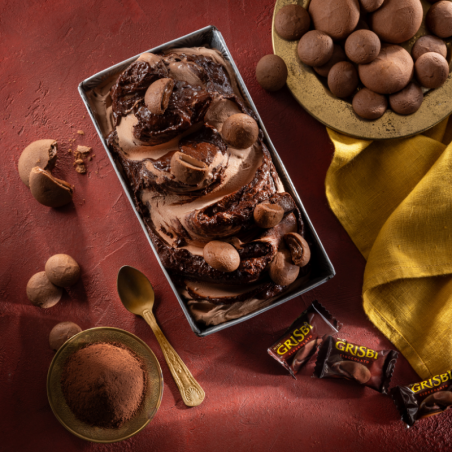 op. 8 kg Kit Grisbì cioccolato - zestaw do lodów o smaku ciasteczek z nadzieniem czekoladowym - nr. kat. 12091726 Pernigotti