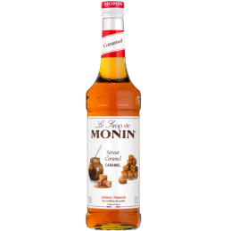 op. 0.7 l Syrop o smaku karmelowym - Caramel Le Sirop do Monin - szklana butelka